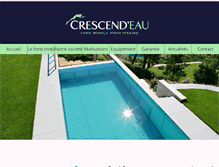 Tablet Screenshot of crescendeau.com